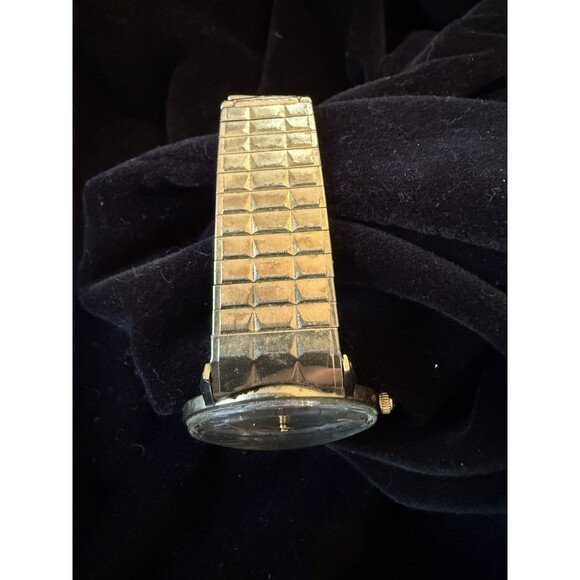 Vintage 1960s HAMILTON Hand Wind Men’s Watch Gold Stretch Band main image 5